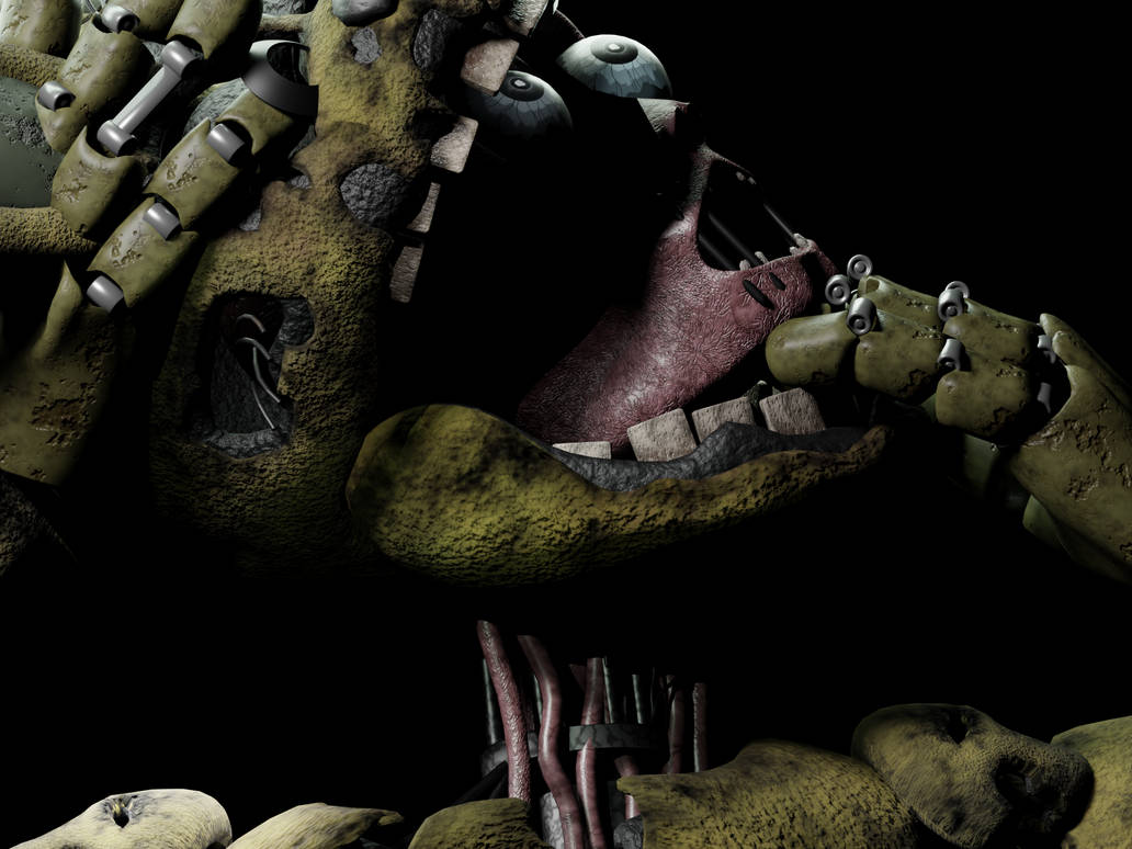 Springtrap Death Screen Springtrap Rare Screen 3 by PsychoBlackhole on DeviantArt
