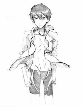 Haruka Nanase (Free Eternal Summer) Sketch