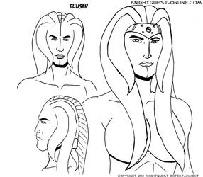 El'Lisah sketch by stjude90