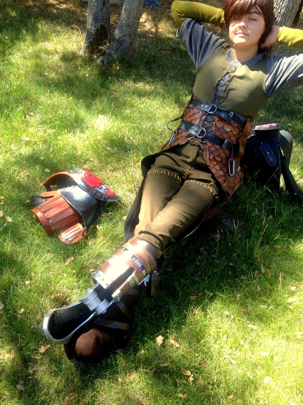 Hiccup Cosplay ~After a Long Day of Dragon Riding~