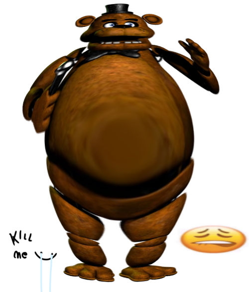 Freddy Fazbear inflation by ArizonaFox1987 on DeviantArt