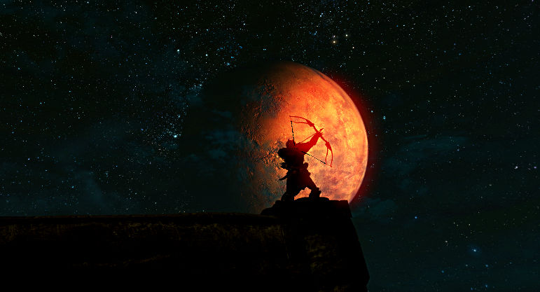 Hunted Moon Drawing Hunter's Moon : Blood Moon by vee-kay on DeviantArt