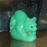 Gemstone kitty: Chrysoprase