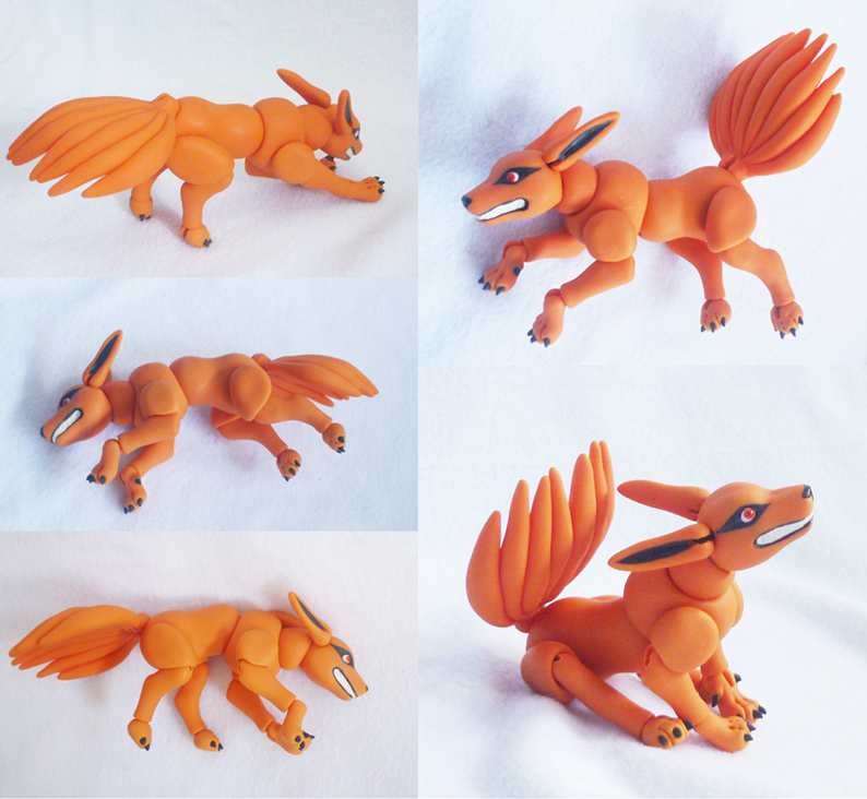 Nine tailed shop fox action figure
