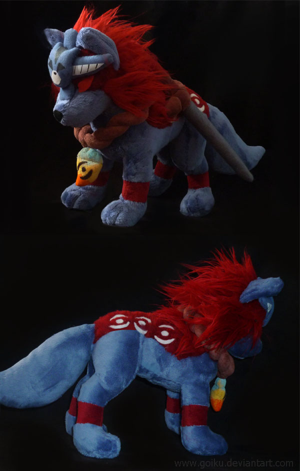 Okami: Oki plush (Wolf form) finished