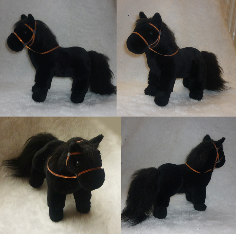 Frysian horse plush