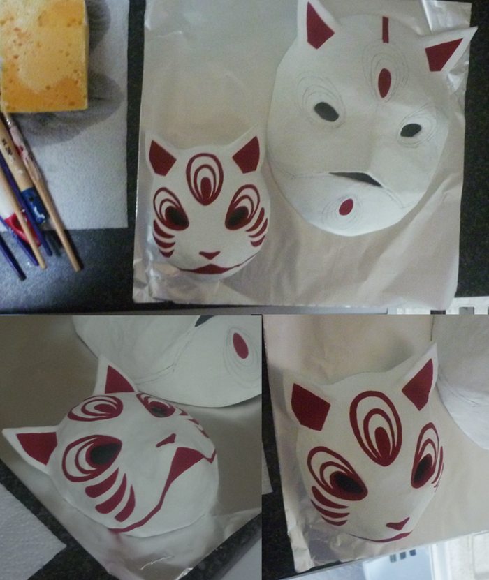 Mini fox mask finished c: