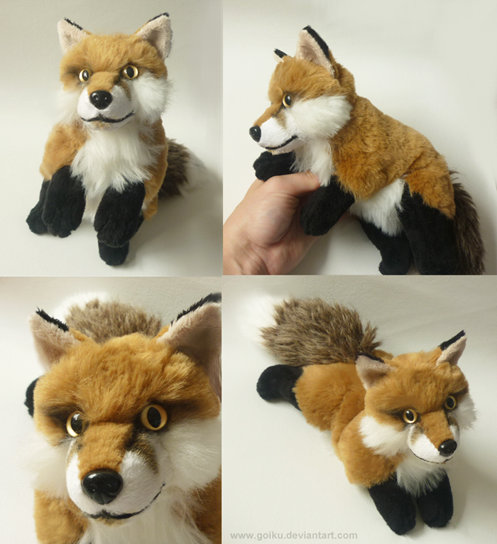 SOLD Red fox - small floppy