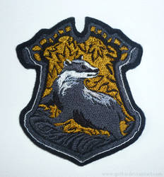 Patch commission: HP Hufflepuff crest by CyanFox3
