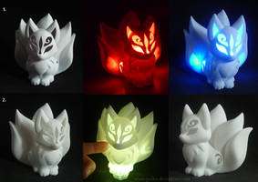 FOR SALE: 3D print Chibi Kitsune WHITE ver.