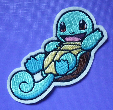 Embroidered Squirtle patch by CyanFox3 on DeviantArt