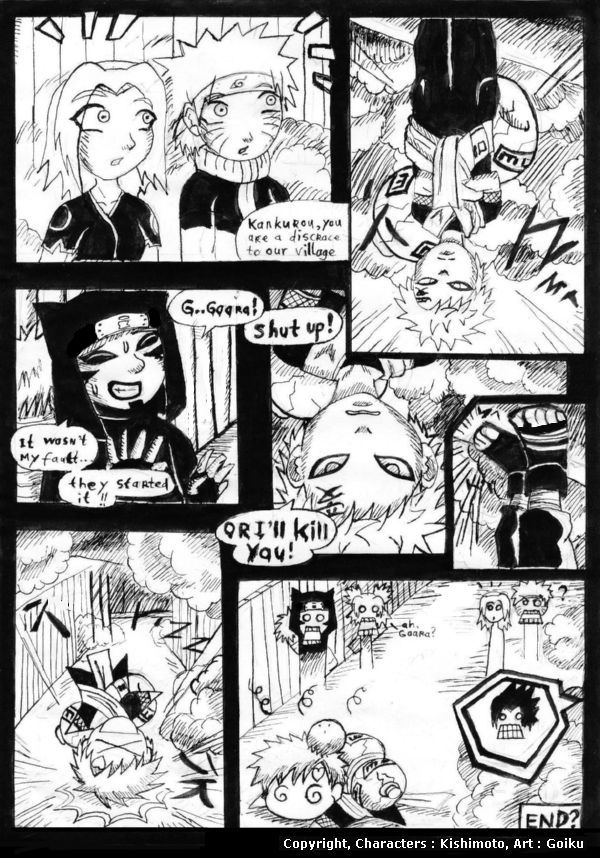 -Manga- Gaara: First meeting