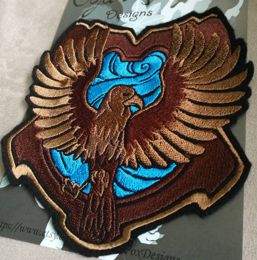 HP Ravenclaw crest ~ XL patch by CyanFox3 on DeviantArt