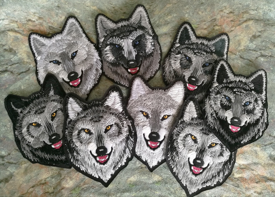Alpha wolves small ~NEW BATCH~ embroidered patches by CyanFox3 on ...