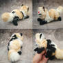 SOLD Calico Mewkins ~ Mini floppy plushies