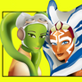 Hera Syndulla and Ahsoka Tano