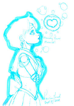 Sailor Mercury Sketch - September 21, 2021