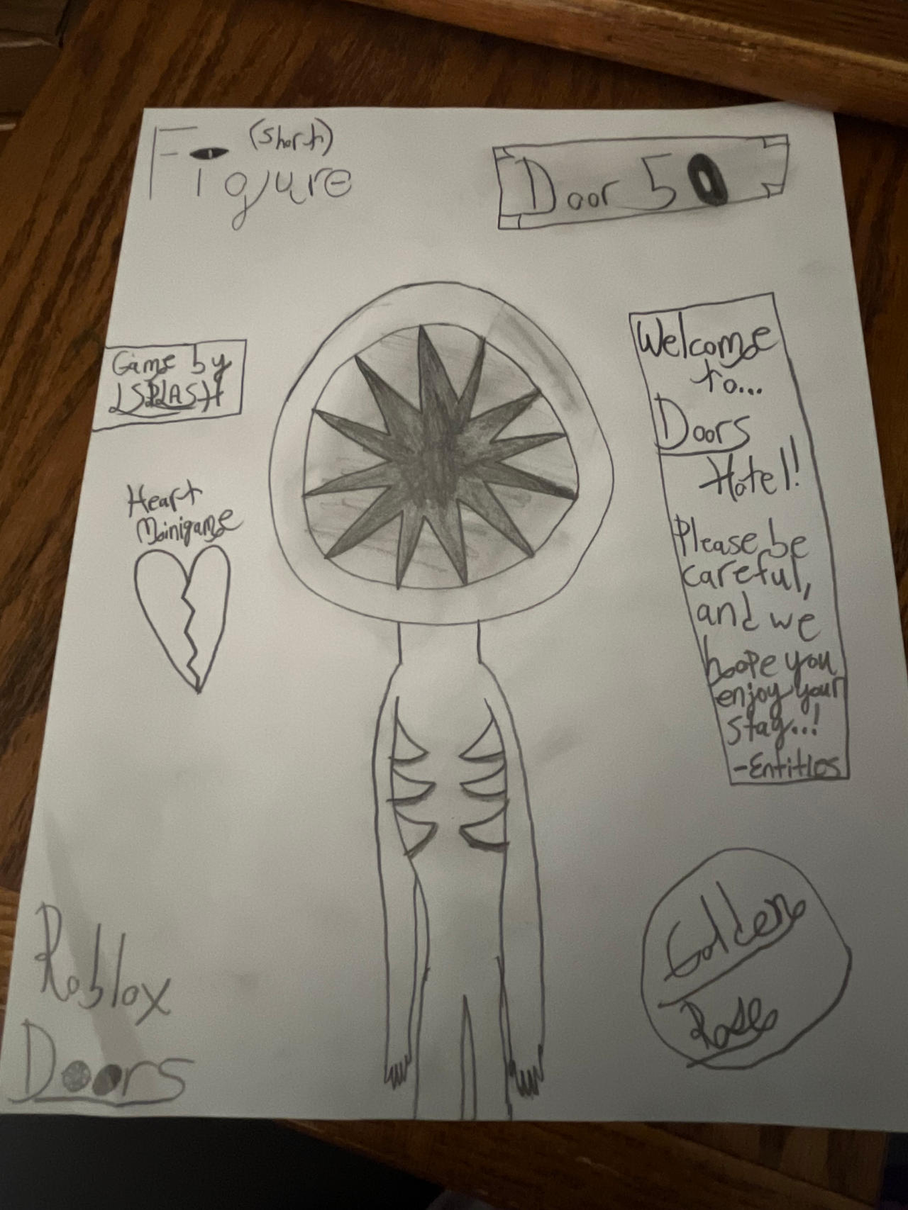 Figure {Doors Fanart} by G0ld3nRose on DeviantArt