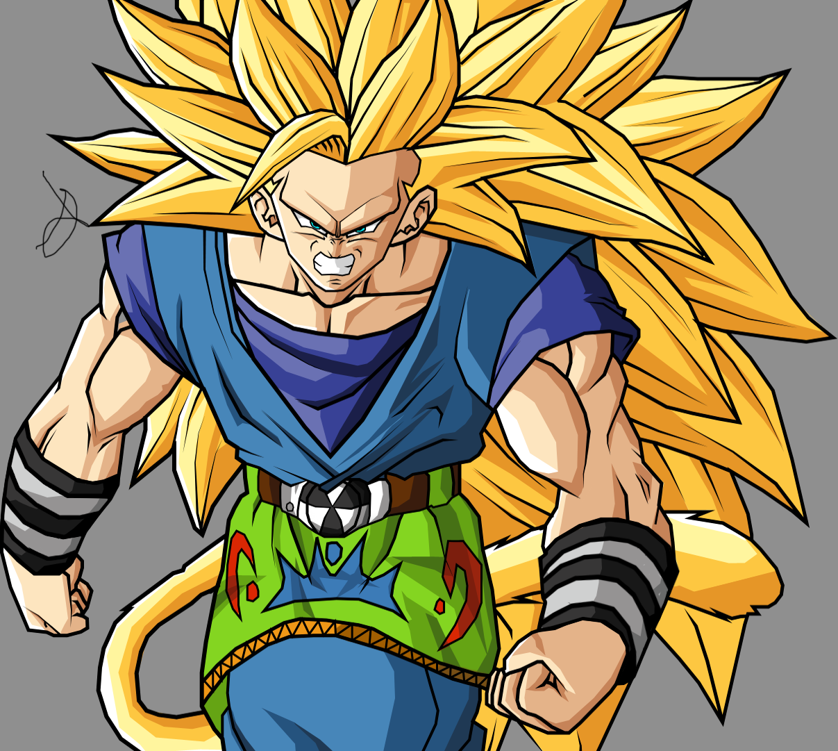 Goku Super Saiyan 3 SSJ3 by ameyfire on DeviantArt