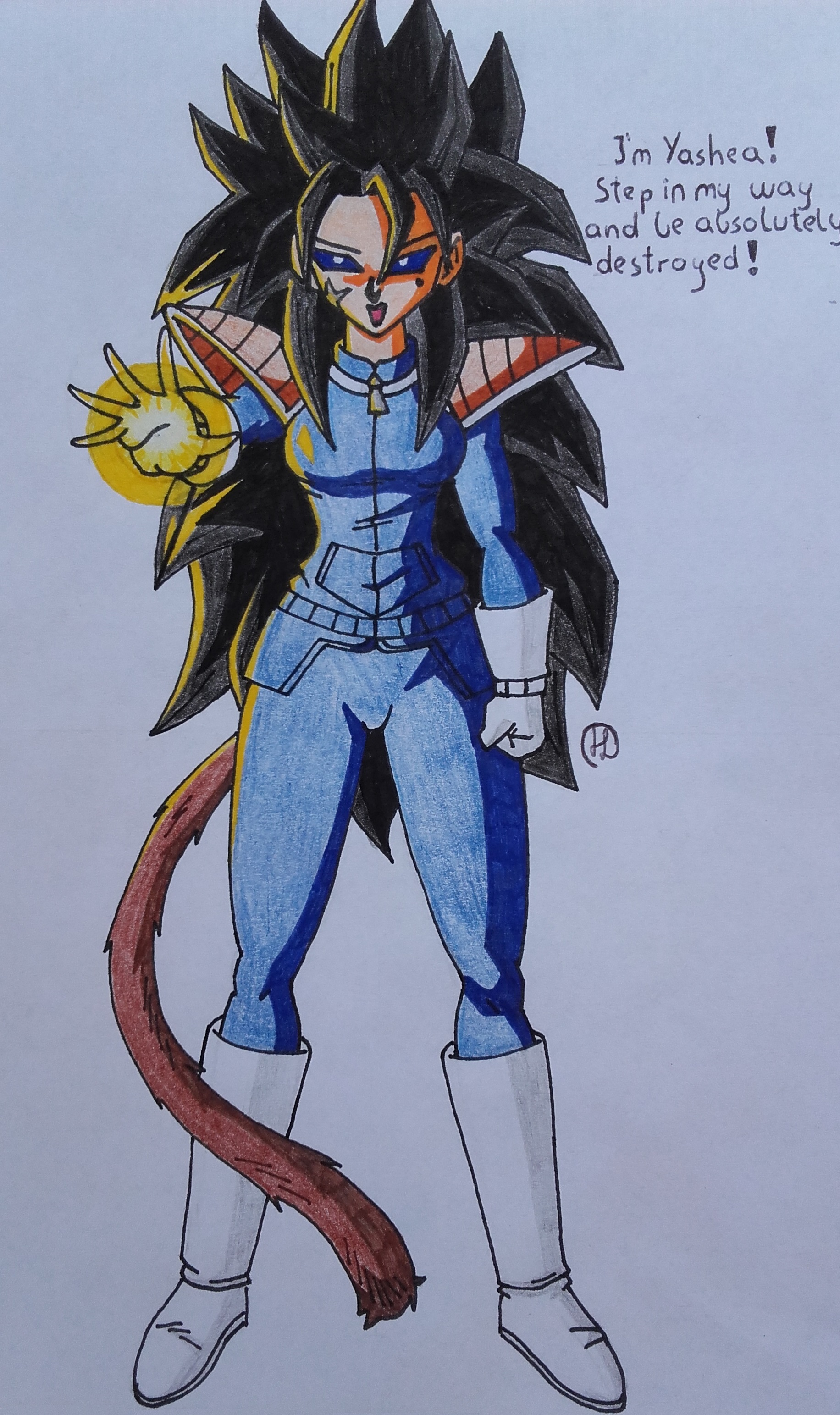 Pan Super Saiyan 4 by Darkhameleon on DeviantArt