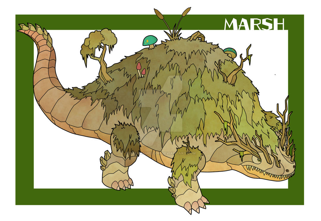 Day 8 : Marsh by Darkhameleon on DeviantArt