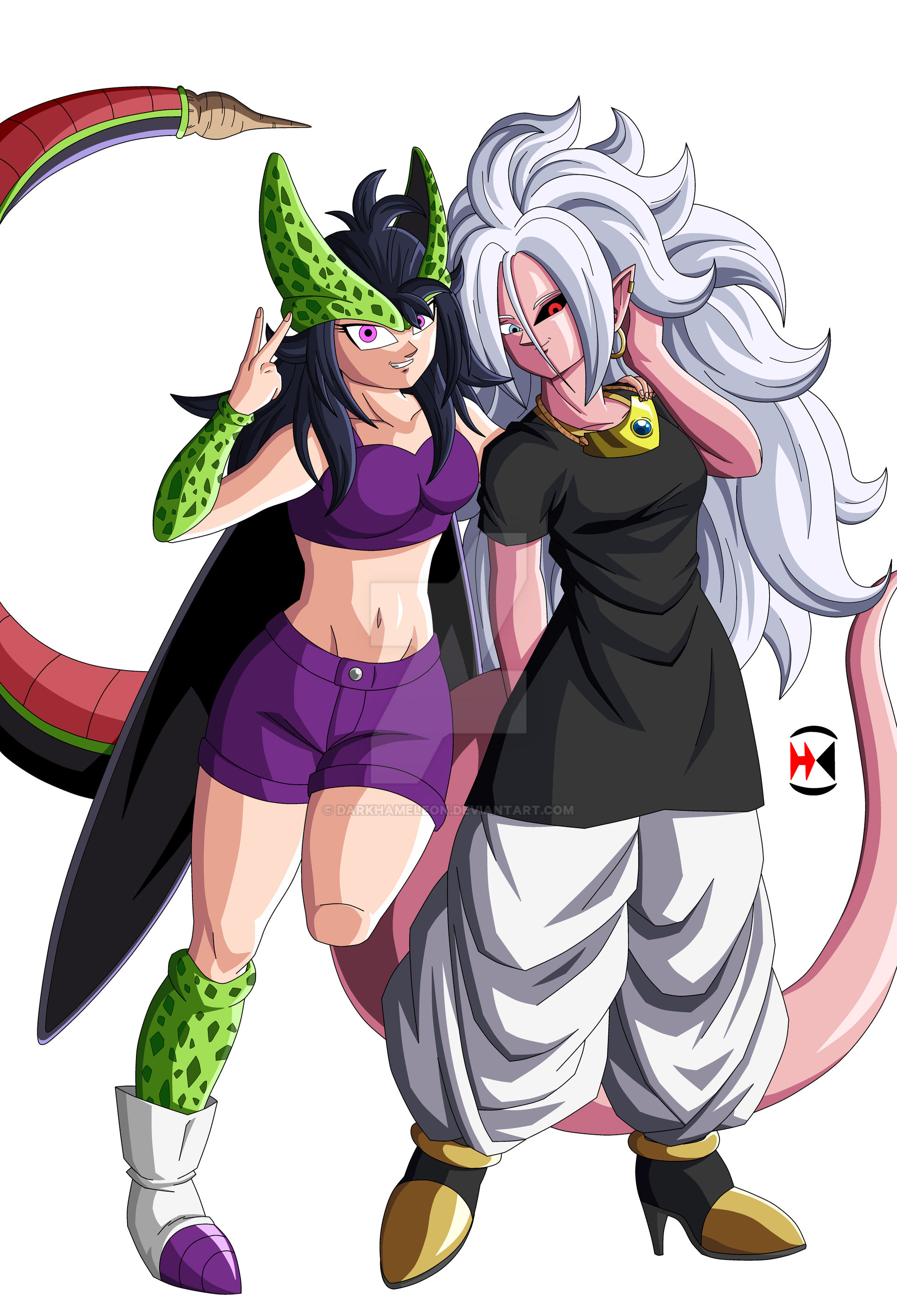 Commission 75 - Android wives by Darkhameleon on DeviantArt