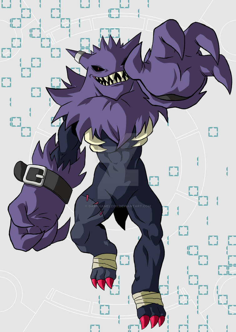Gengarmon by Darkhameleon on DeviantArt