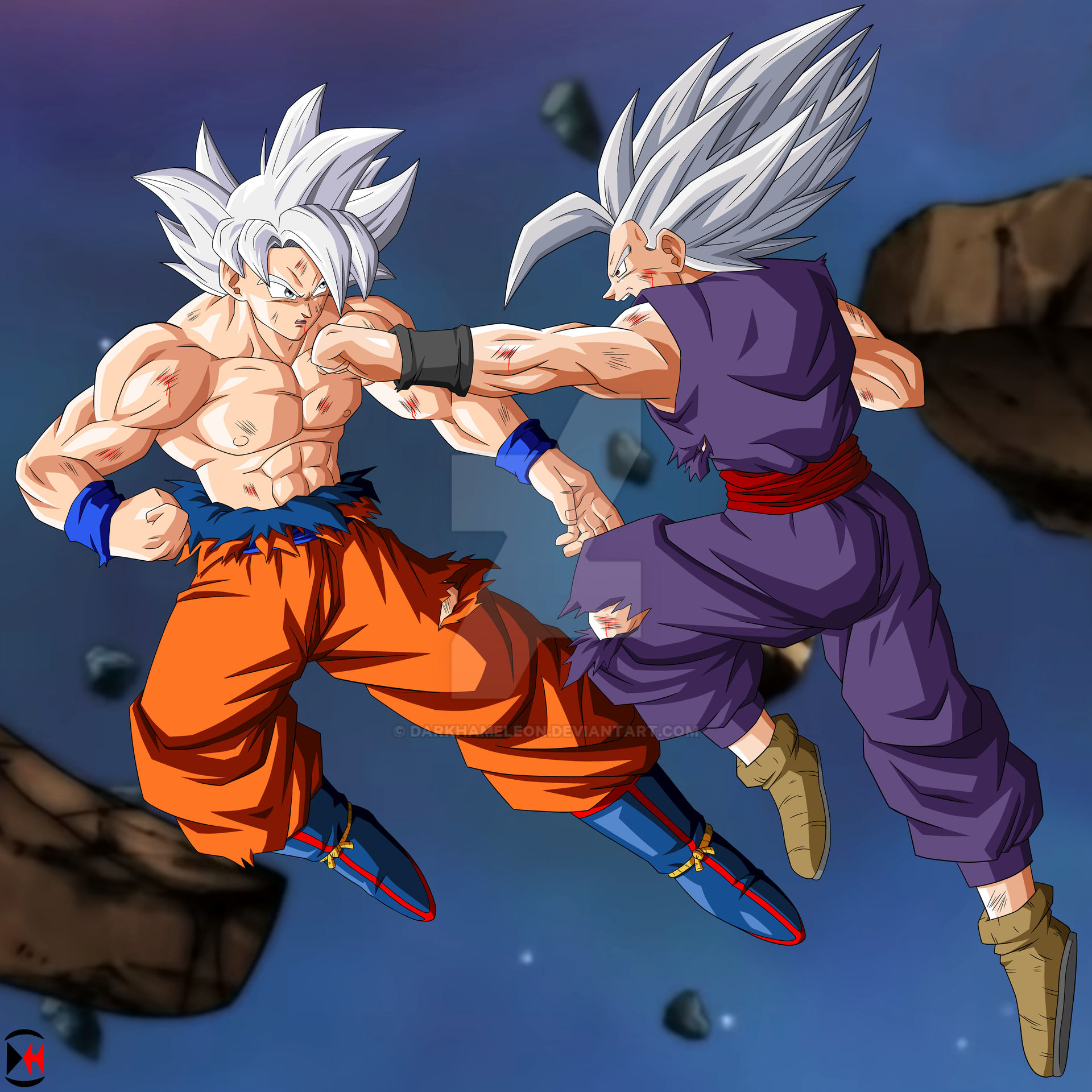 Goku vs Gohan edit #gokuvsgohan #gohan #lutaentrepaiefilho #gokuedit