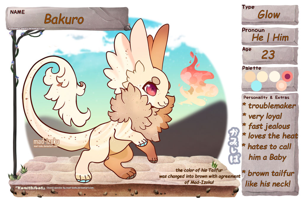 Bakuro | Kamishiba Reference Sheet by BlackFoxCenco