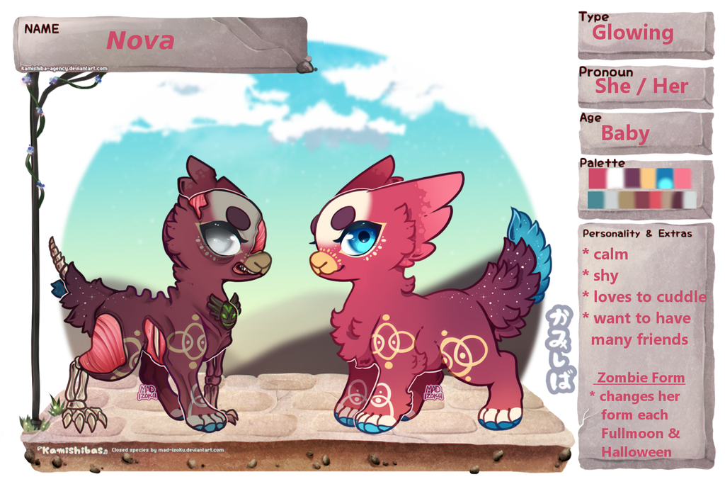 Nova reference sheet by BlackFoxCenco