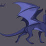 Violet - Dragoness Oc (Dragon form)