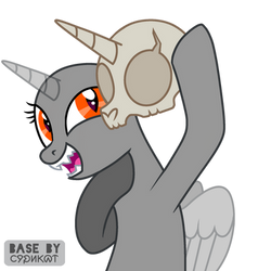 MLP base Horned Skull