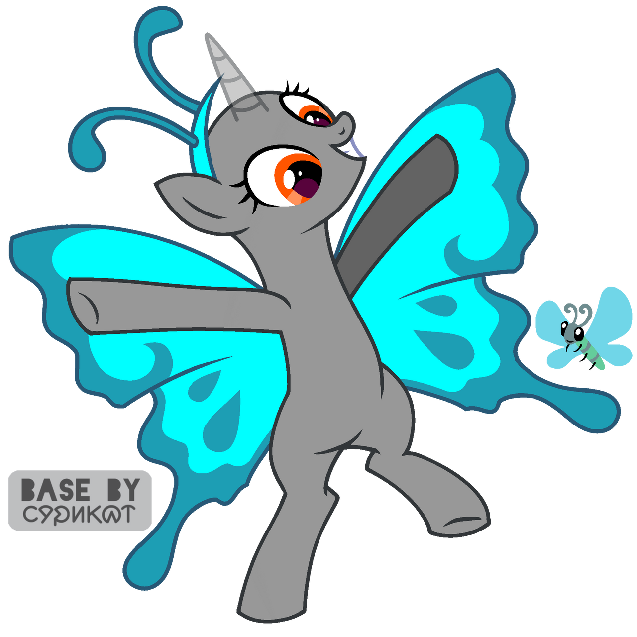 Mlp Insect Base MLP base Butterfly V2 by SyrikatGrubiyana on DeviantArt