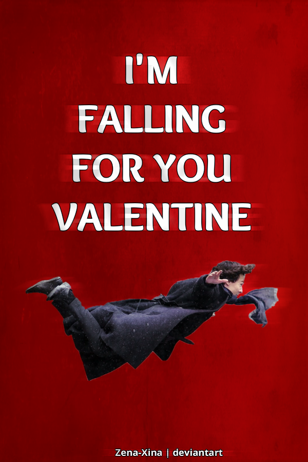 Falling For You- Sherlock Valentine Card