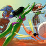 TLIID 85: Marvel girls on beach volleyball
