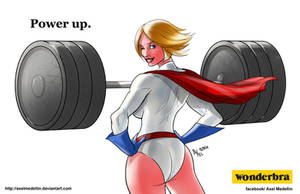 TLIID 206. Power Girl endorses Wonderbra. Yep.