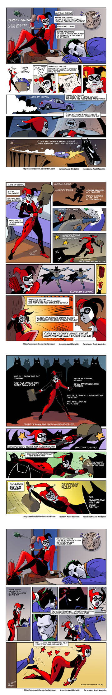 TLIID 224. Total Collapse of the Bat, by Harley Q. by AxelMedellin