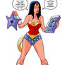 TLIID 240. Wonder Woman and donuts.