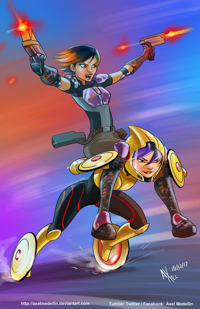 Sabine Robotization Deviantart TLIID 371. Sabine and Gogo by AxelMedellin on DeviantArt