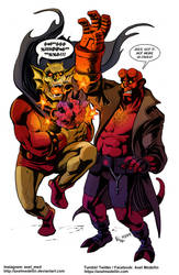 TLIID 674. Hellboy and Etrigan.