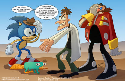 TLIID 688. Sonic, Perry, Doof and Robotnik