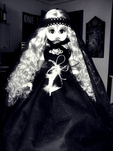 black-gothic doll