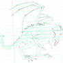 Misc Green Dragon-Colored Pencil
