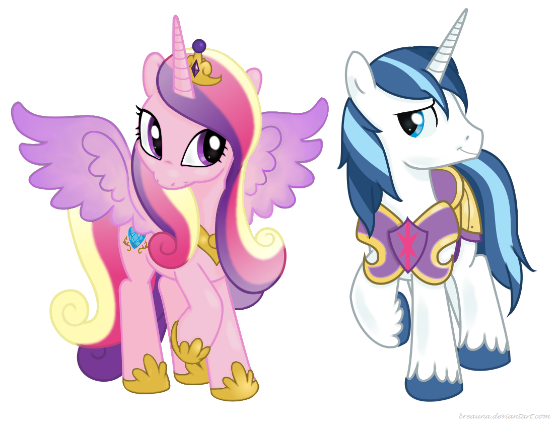 Princess Cadance and Shining Armor