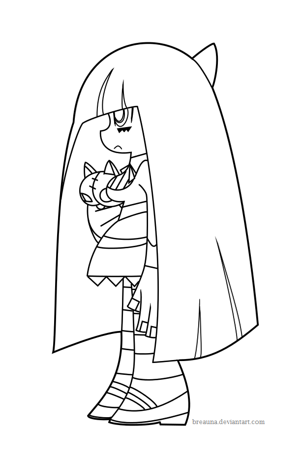 FREE LINEART - Stocking