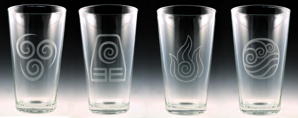 Avatar / Legend of Korra Pint Glass Set