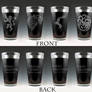 Game of Thrones House Pint Glass Set