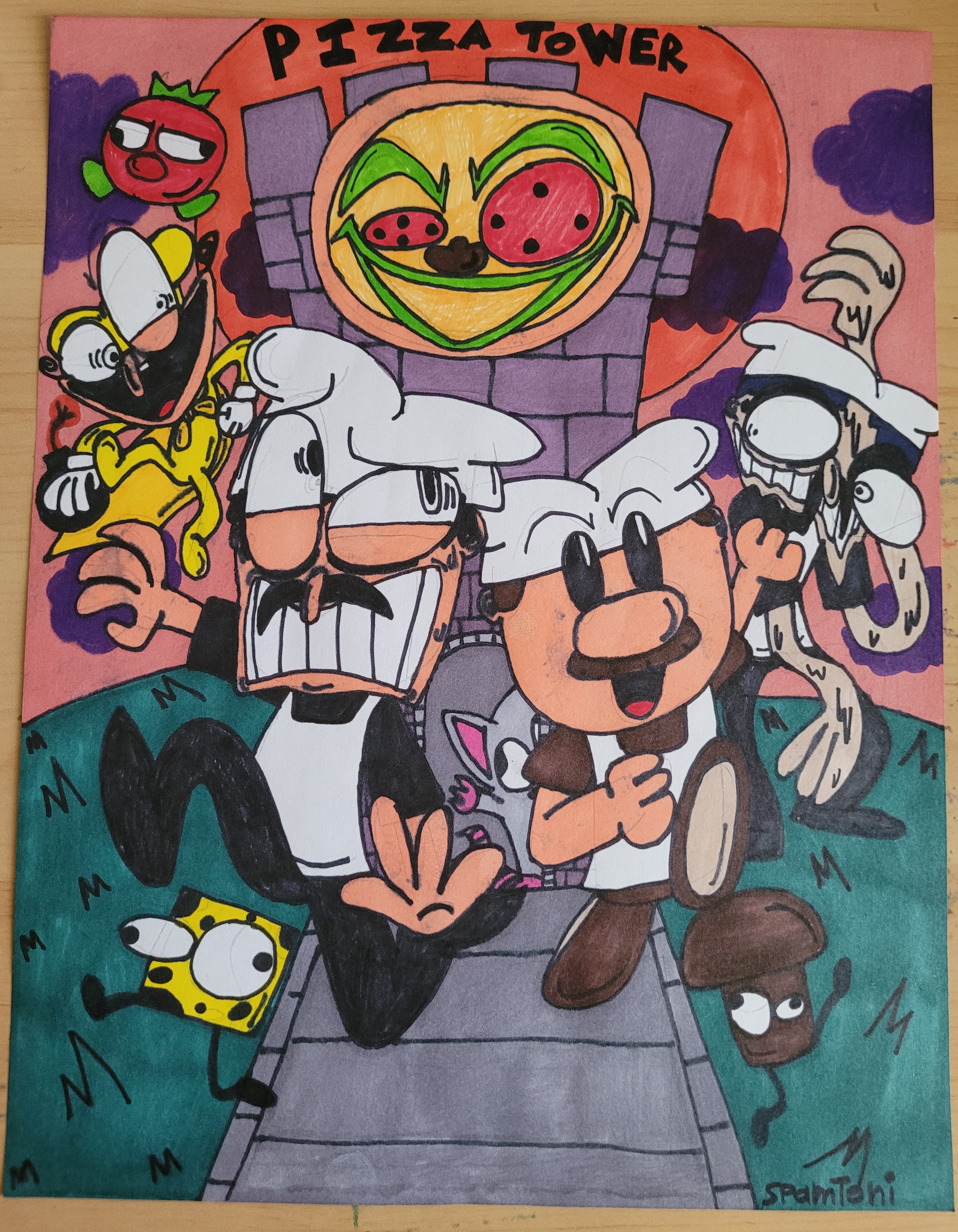 Peppino - Pizza Tower by PhantomBalloonBoy64 on DeviantArt