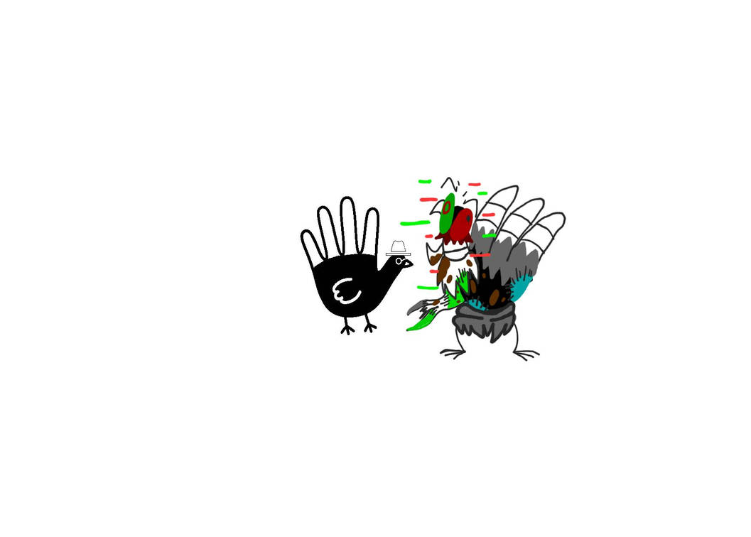 Hand Turkey Time Collab. by SpamToni on DeviantArt