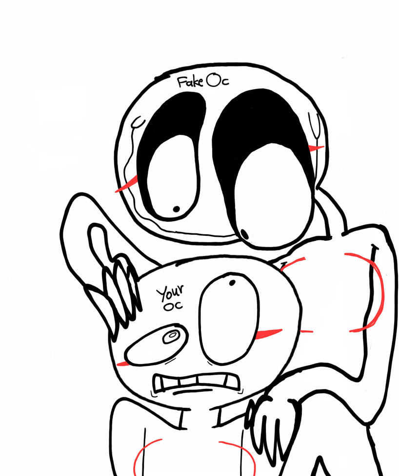 Oc Ripping A Paper Base Fake and Regular Oc Drawing Base that I made. by SpamToni on DeviantArt